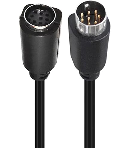 Amazon | Seadream Mini Din 8ピン オス-メス延長ケーブル Mini Din 8